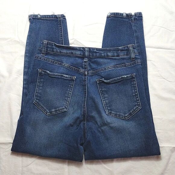 Vanilla Star Real Cheeky High Rise Ripped Distressed Jeans Size 29/ 9 - Picture 9 of 14